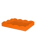 Scallop dienblad 20 x 27 cm - Oranje
