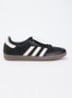 Samba LT sneaker van leer met ponyhair - Zwart