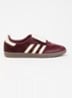 Samba LT sneaker van leer met ponyhair - Bordeauxrood