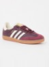 Samba OG sneaker van leer met suède details  - Bordeauxrood