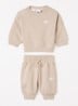 Set van sweater met joggingbroek 2-delig - Beige
