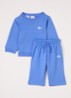 Set van sweater met korte joggingbroek 2-delig - Blauw