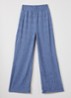 Ramona flared fit broek - Staalblauw