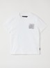 Altitude T-shirt met logo- en backprint - Wit