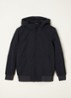 Gewatteerd bomberjack van softshell met capuchon - Donkerblauw