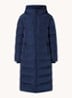Grace gewatteerde jas met afneembare capuchon  - Donkerblauw