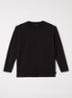 Longsleeve met logo - Zwart