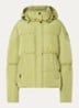 Maya puffer jack met steekzakken - Felgroen