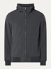 Rix softshell jack met capuchon en ritszakken - Grijs