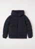 Robin puffer jack met capuchon - Donkerblauw
