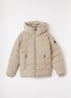 Robin puffer jack met capuchon - Beige