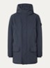 Snow gewatteerd jack met capuchon - Blauw