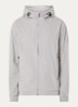 Softshell jack met capuchon en ritszakken - Lichtgrijs