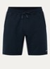 Straight fit korte joggingbroek met logo - Donkerblauw