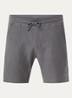 Straight fit korte joggingbroek van  katoen - Grijs