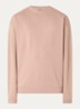 Sweater met logo- en backprint - Oudroze