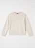 Sweater met logo- en backprint - Blauw