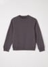 Sweater met logo- en backprint - Donkergrijs