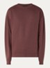 Sweater van katoen met logo - Bruin