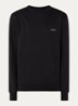 Sweater van  katoen met logo - Zwart
