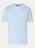 T-shirt met borduring - Blauwgrijs
