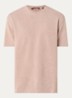 T-shirt met logo en ronde hals - Lichtbruin