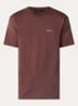T-shirt met logo - Kastanjebruin