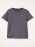 T-shirt met logo - Donkergrijs