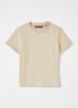 T-shirt met logo - Beige