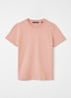 T-shirt met logo - Zalmroze