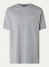 T-shirt van  katoen met logo - Grijs