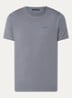 T-shirt van  katoen met logo - Donkergrijs