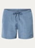 Zwemshorts met logo - Staalblauw