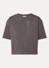 Ashley T-shirt met borstzak - Antraciet