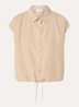 Flora blouse met kraag - Beige