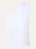 Levy one shoulder top - Wit