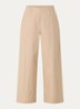 Mid waist wide fit joggingbroek met steekzakken - Beige