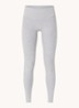 High waist trainingslegging met logo - Lichtgrijs