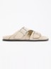 Alba slipper van suède - Beige