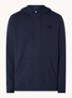 Sanford hoodie met logoborduring - Blauw