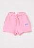 Izubird loose fit korte joggingbroek met logo - Roze