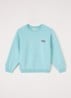 Izubird sweater met logo - Lichtblauw