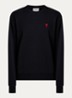 Sweater met logoborduring - Zwart
