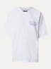 Dreamers Chain T-shirt met logo- en backprint - Wit