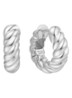Bold Texture oorringen M van zilver - Zilver