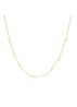 Mini Disc Stacking ketting verguld - Goud