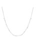 Mini Disc Stacking ketting verguld - Zilver