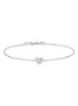 Sweetheart Pave armband van zilver - Zilver