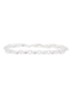 Chunky Coffee Bean schakelarmband  - Zilver