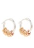 Mix It Up oorringen met hanger - Zilver